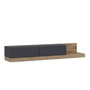 Hanah Home Soporte para TV Majör - Antracita, Nogal